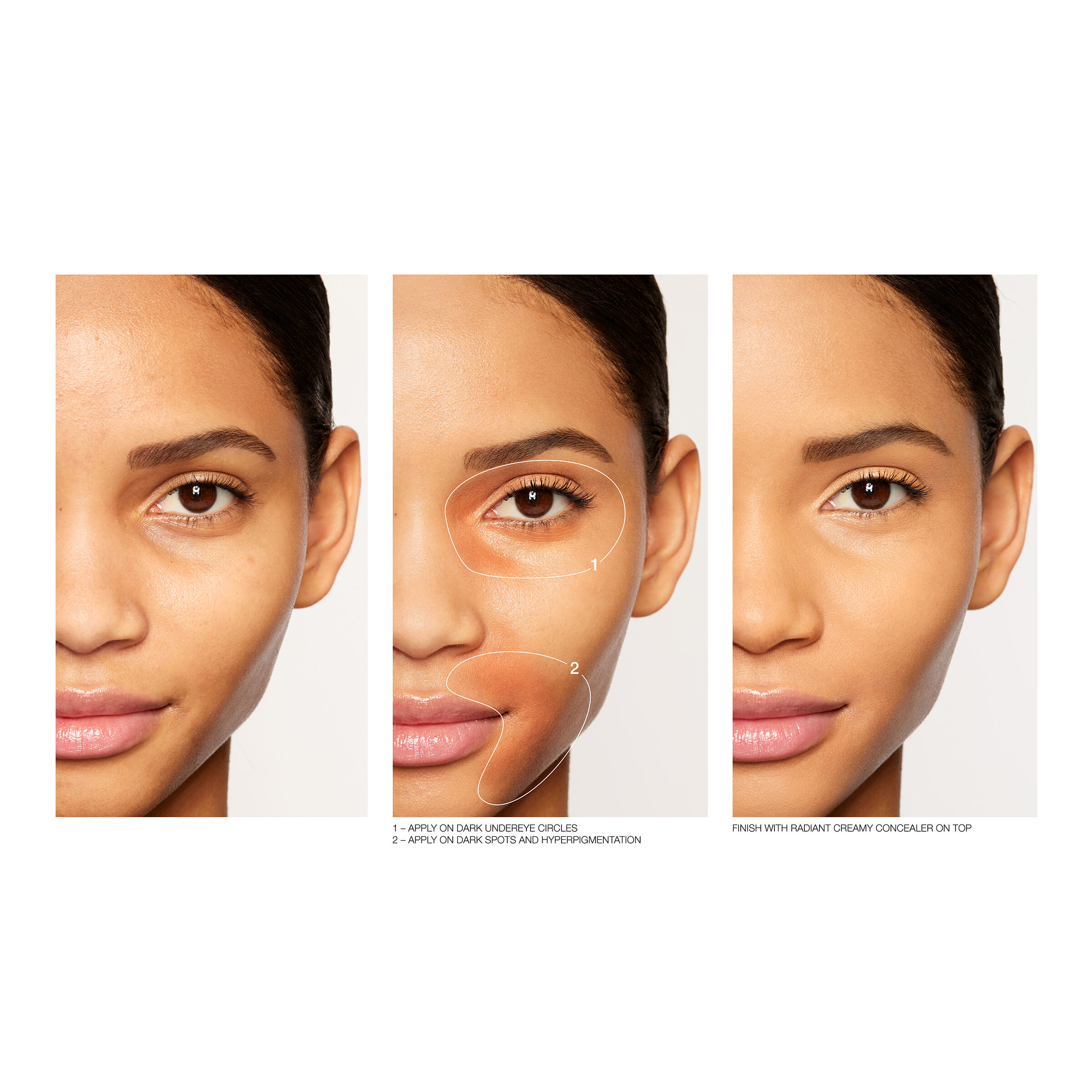 Creamy concealer hotsell for dark circles