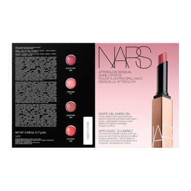 AFTERGLOW LIPSTICK - 4 SHADES SAMPLE, NARS Samples and products