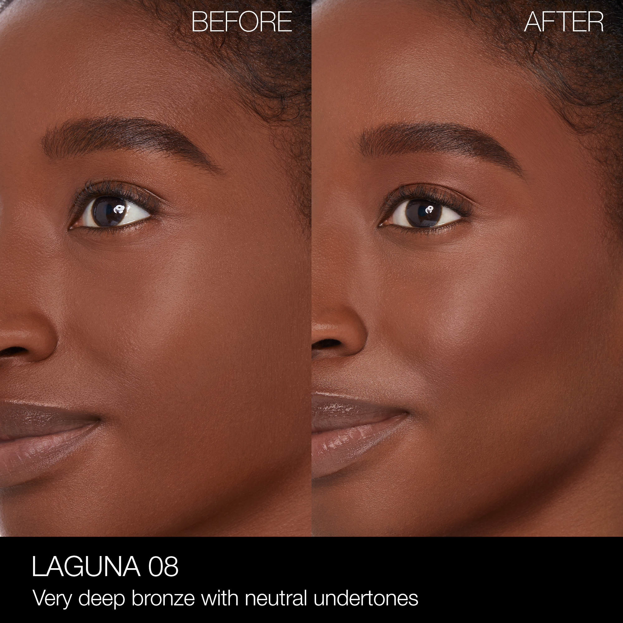 NARS_SP23_LagunaCollection_PDPCrop_OnModel_BeforeAfter_LagunaBronzingPowder_Laguna08, Nars Exclusions