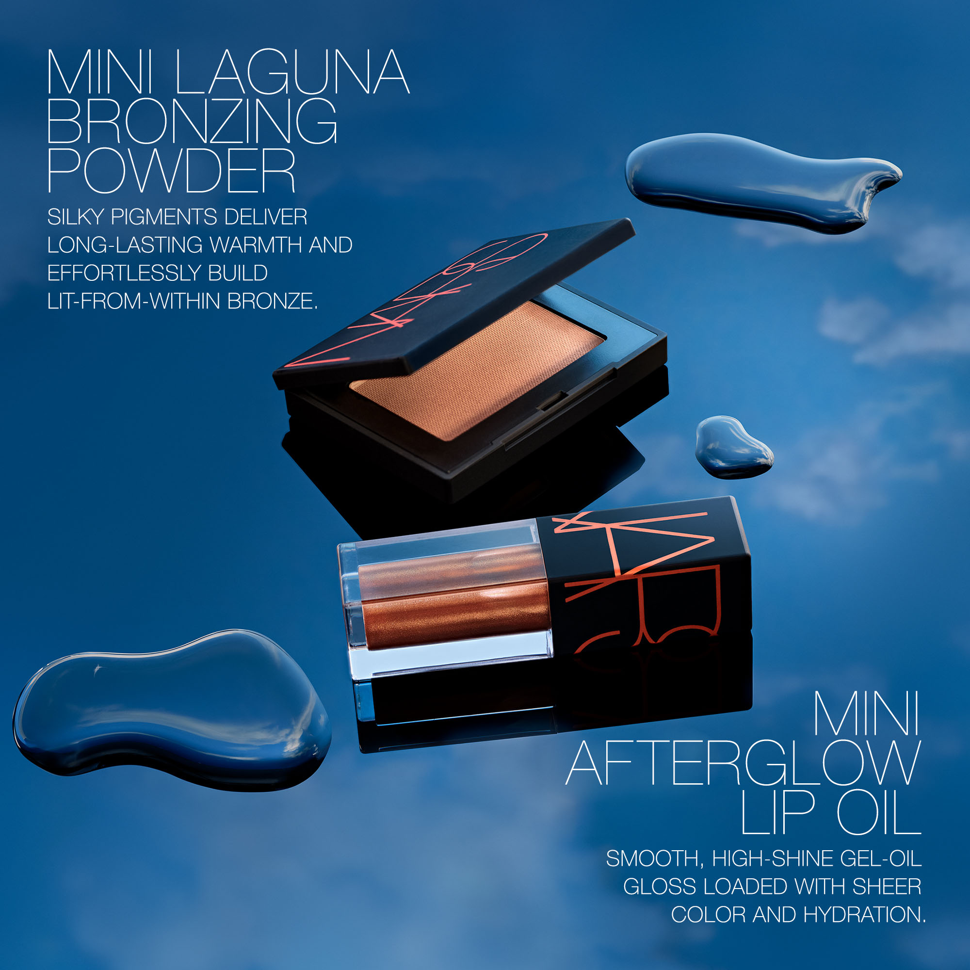 Mini Laguna Bronzer & Lip Oil Duo